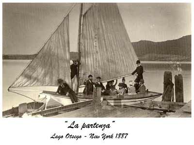 Immagine 'La partenza' Lago Otsego - New York 1887